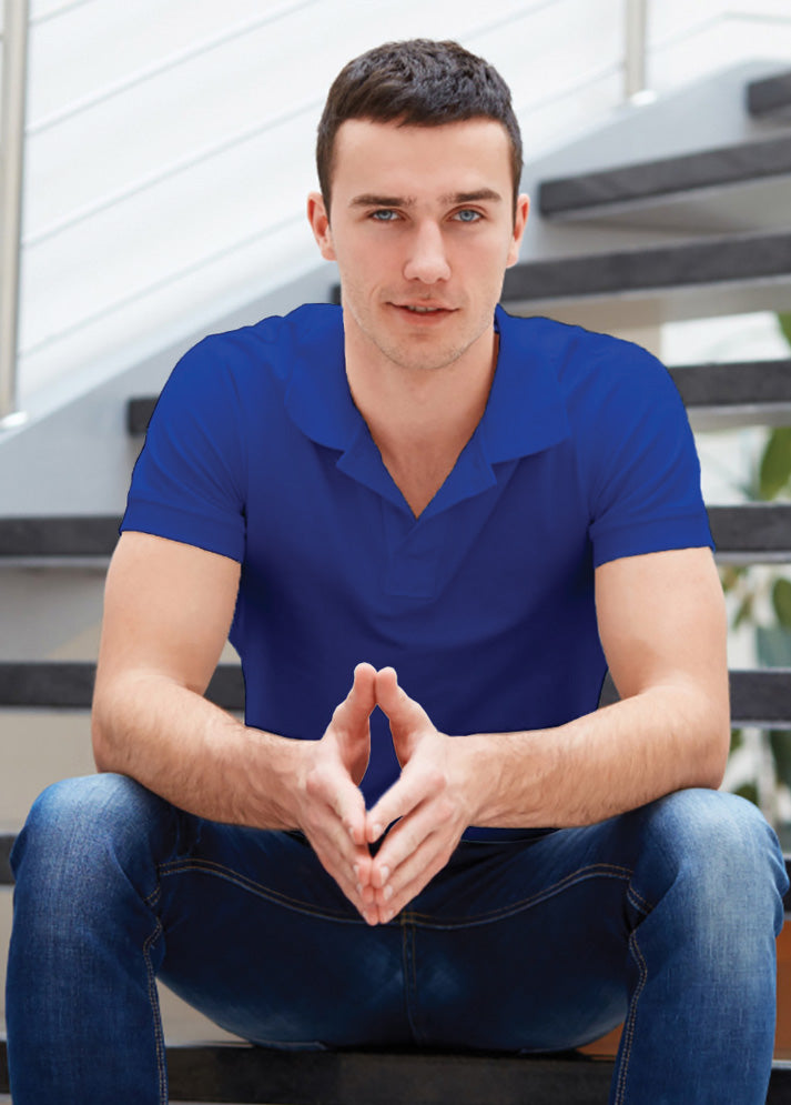 Ruffty Royal Blue Collar T-shirt