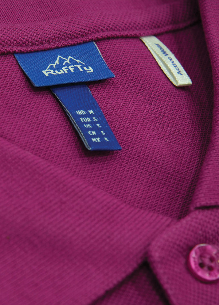 Ruffty Magenta Collar T-shirt