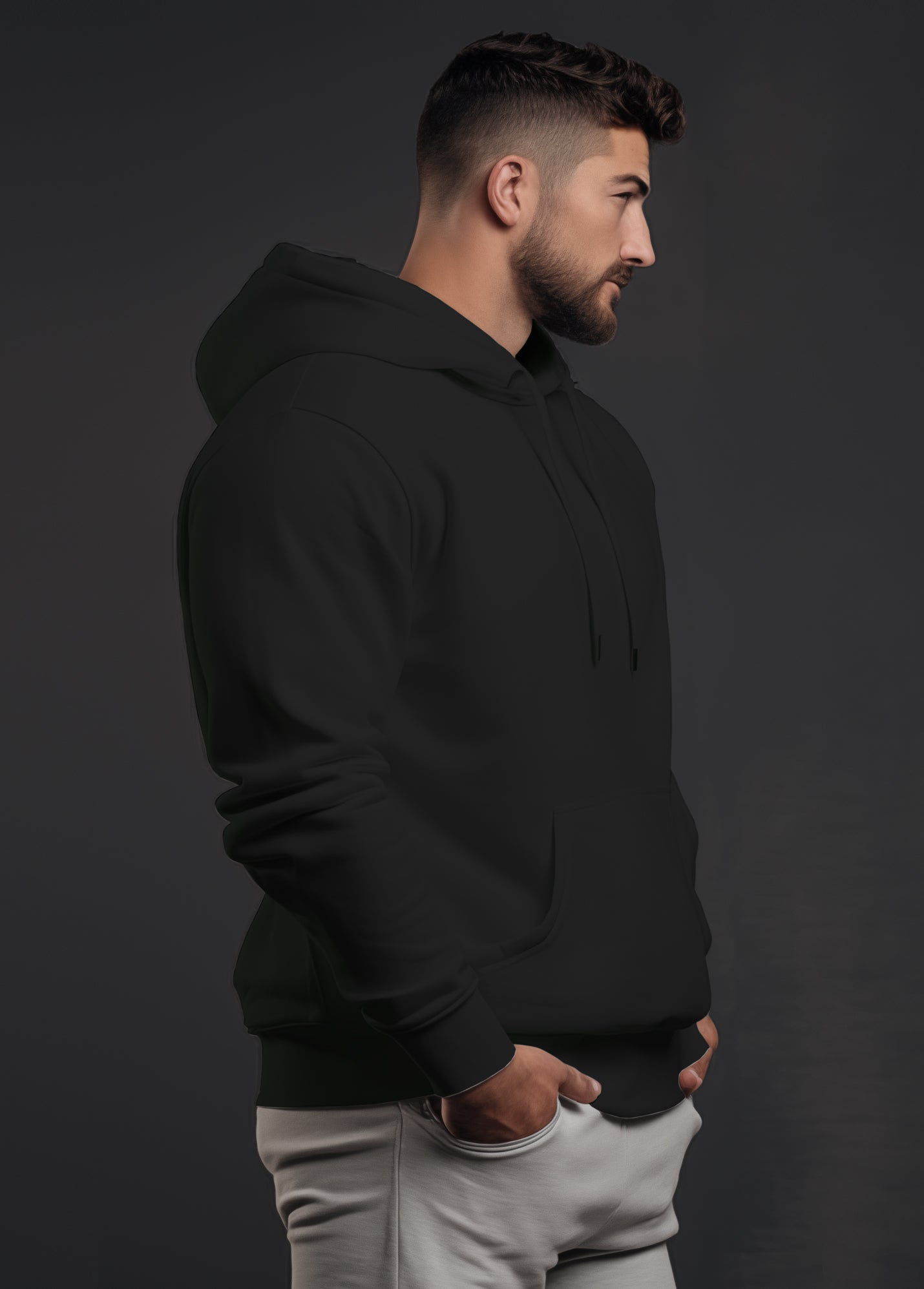 Ruffty Arctic Hoodie - Black