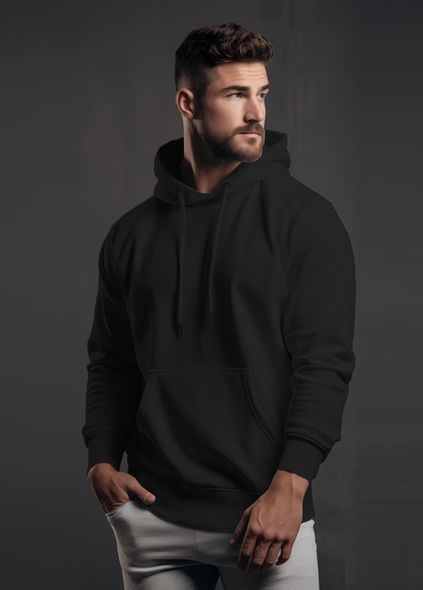 Ruffty Arctic Hoodie - Black
