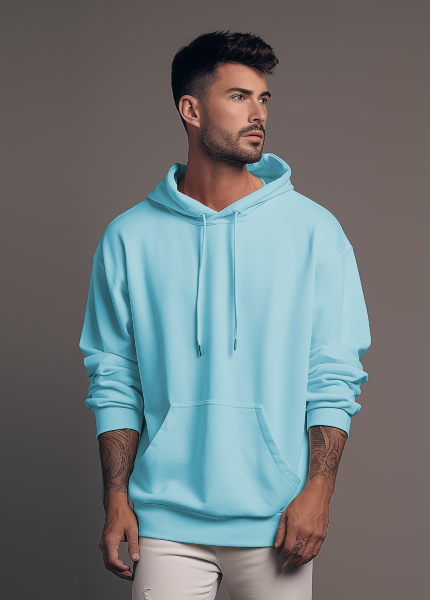 Ruffty Arctic Hoodie - Ice Blue