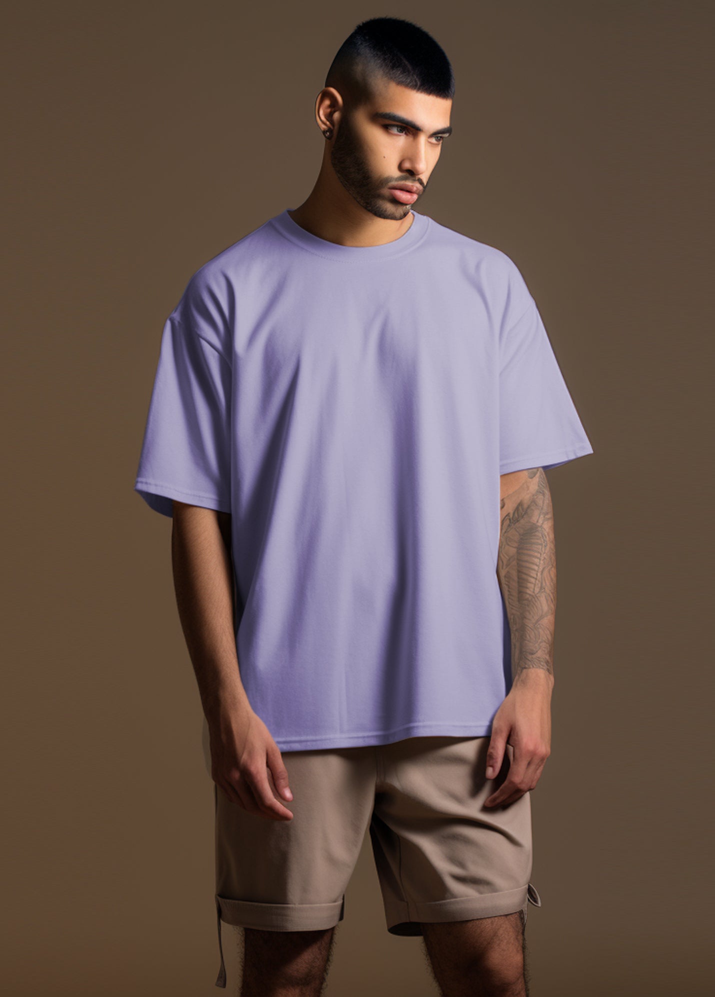 Ruffty Lavender Oversized T-shirt