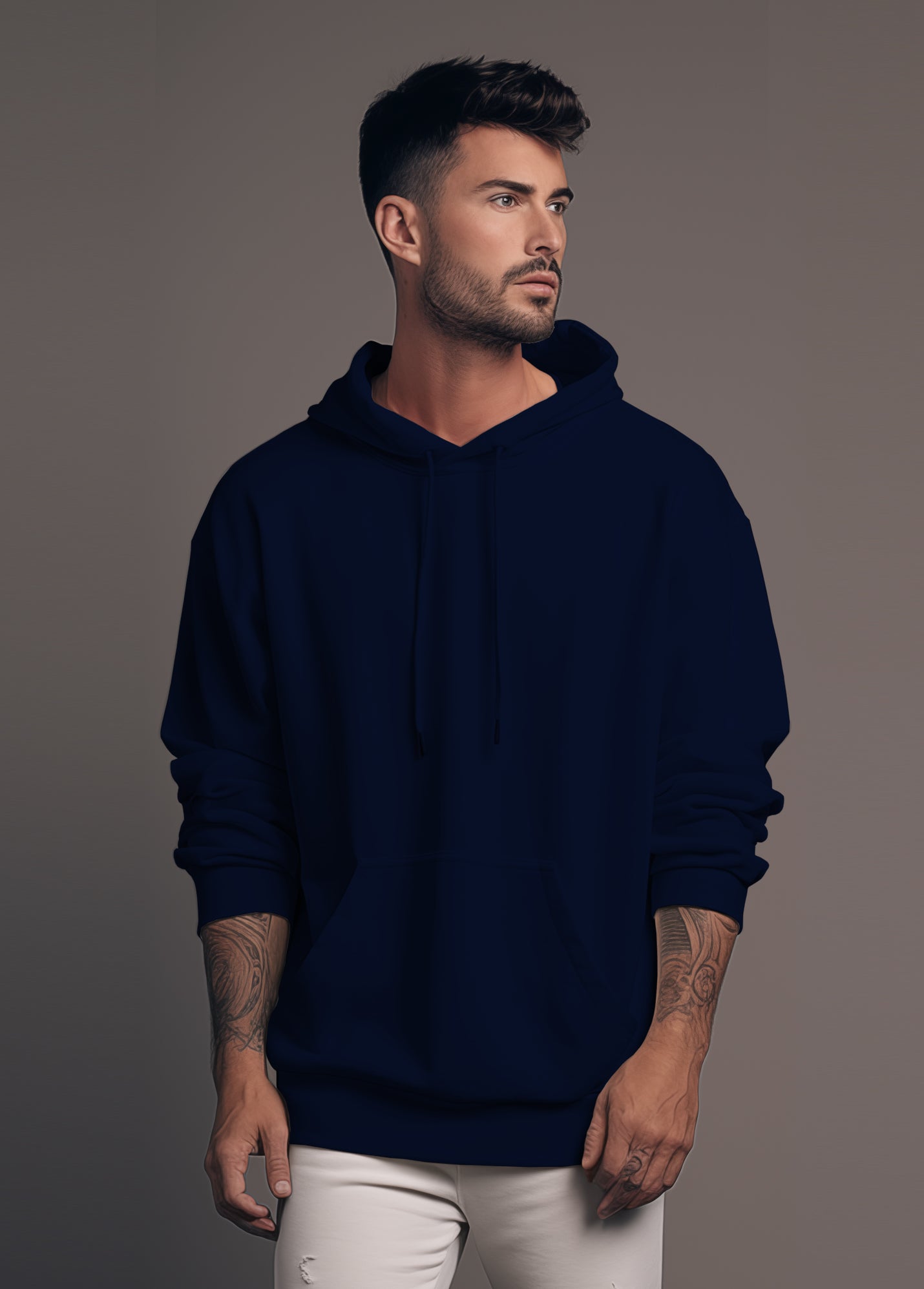 Ruffty Arctic Hoodie - Navy Blue