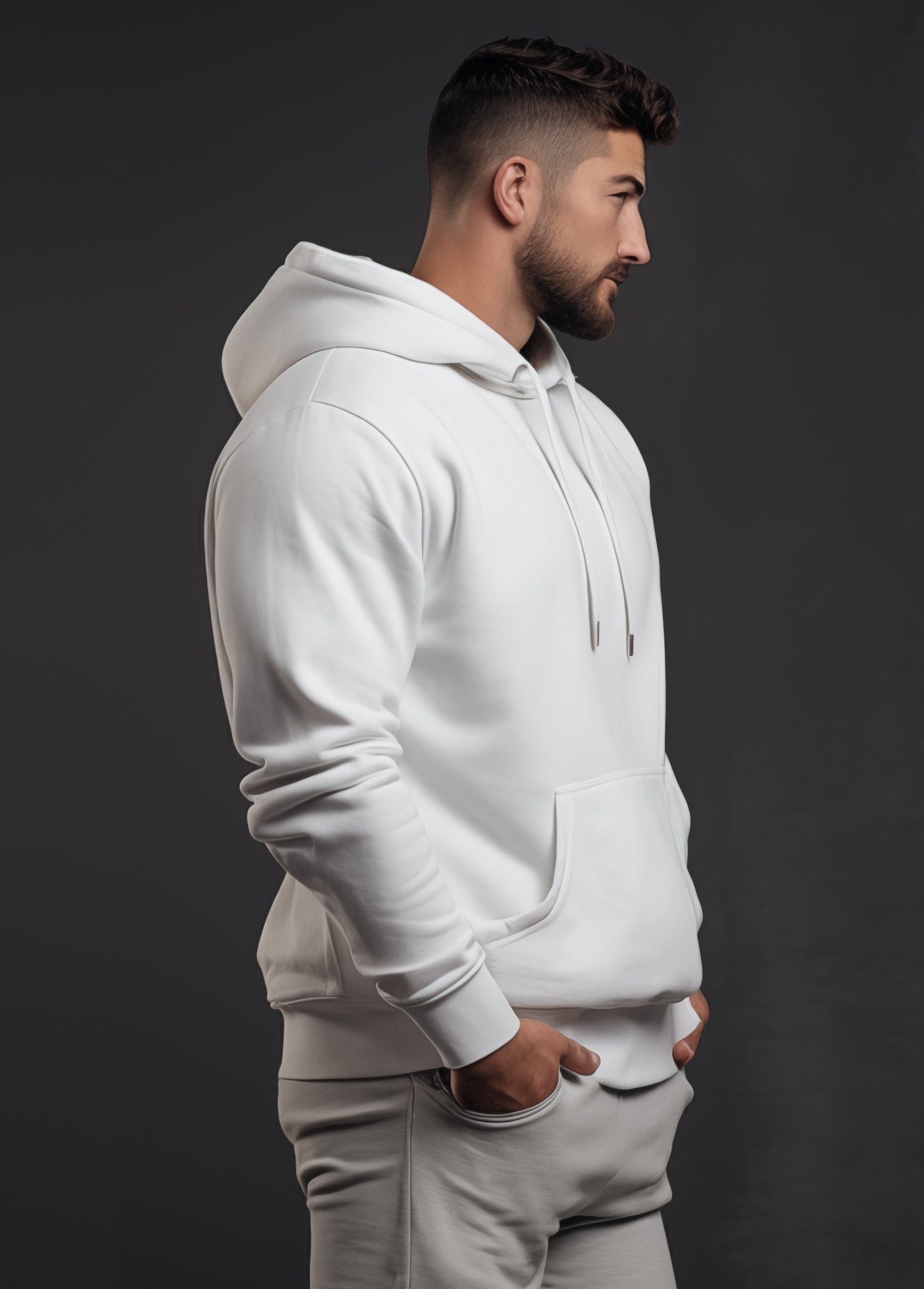 Ruffty Arctic Hoodie - White