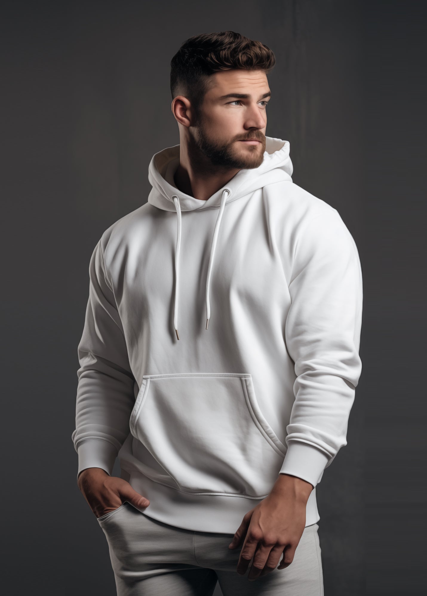 Ruffty Arctic Hoodie - White