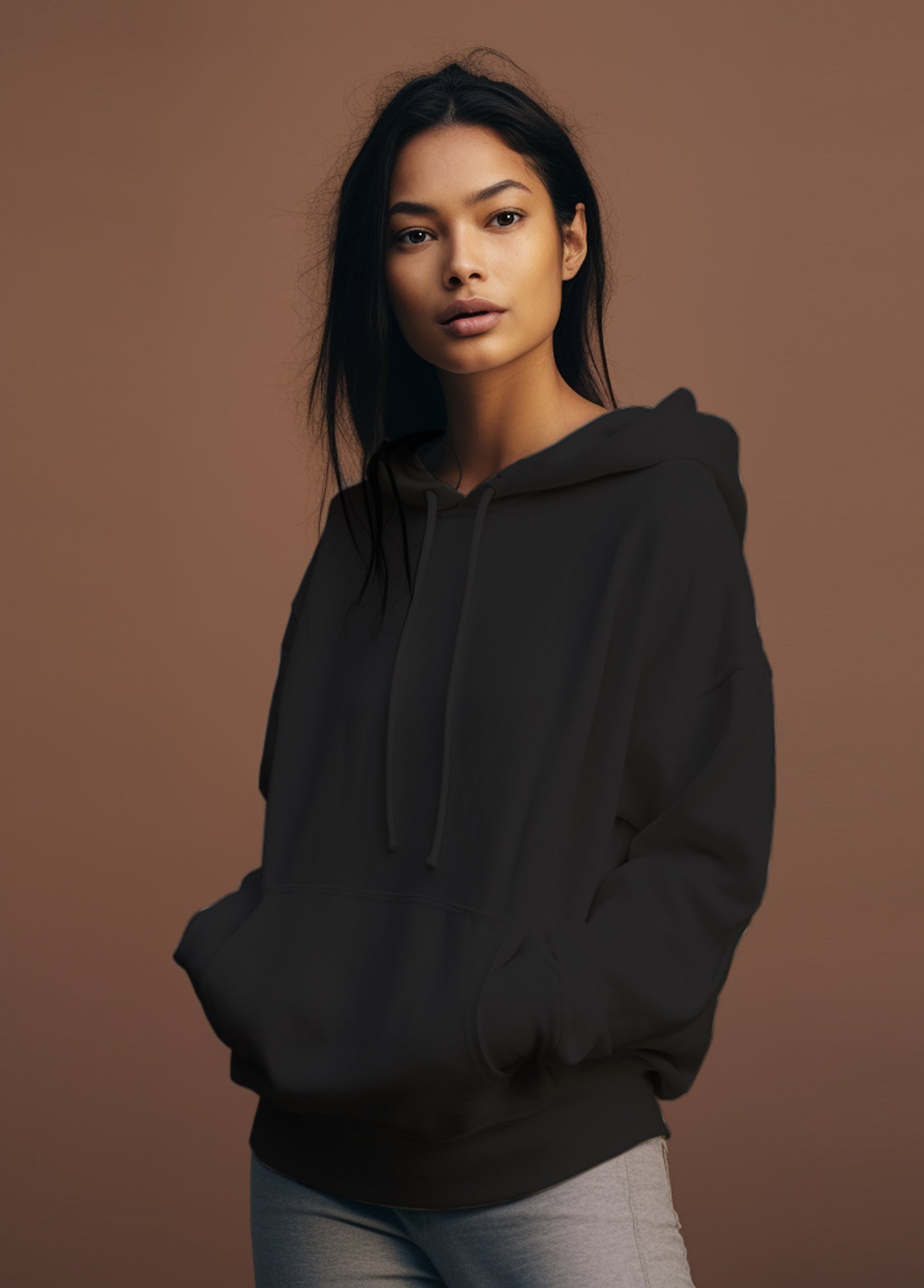 Ruffty Arctic Womens Hoodie - Black