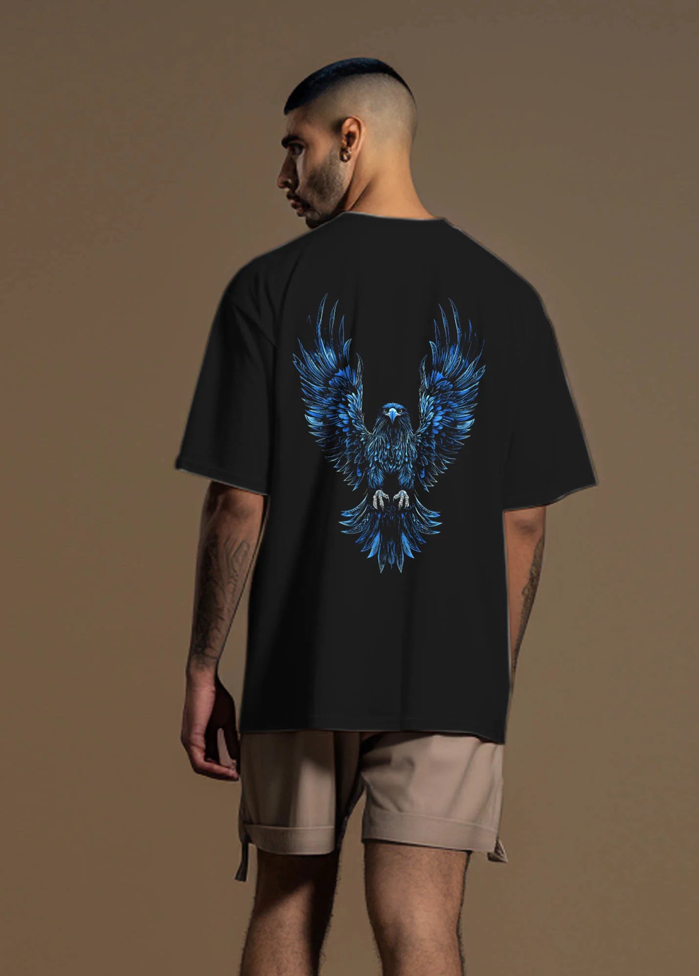 Freedom Eagle Ruffty Oversized T-shirts