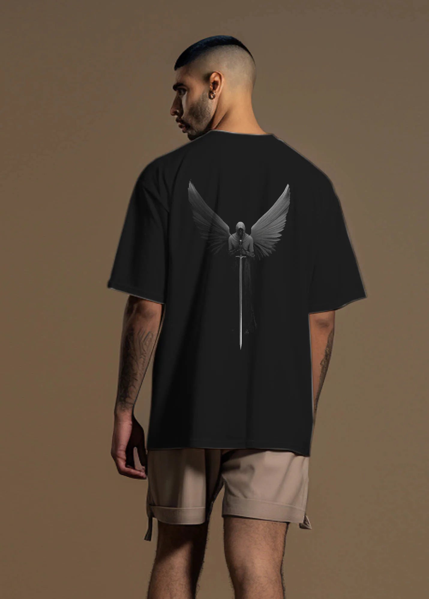 Angle Of Death Ruffty Oversized T-shirts