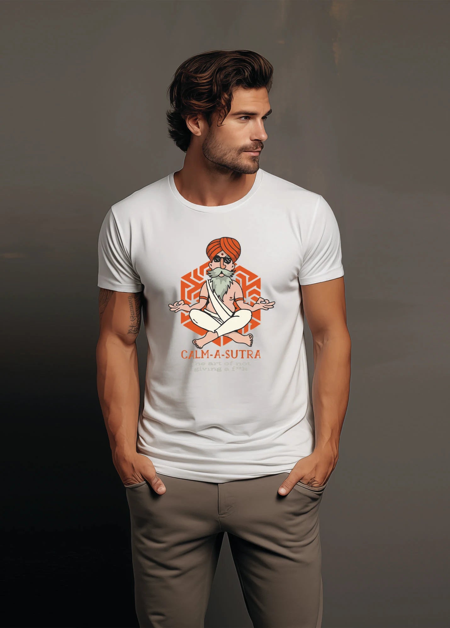 Calm A Sutra Ruffty T-shirt