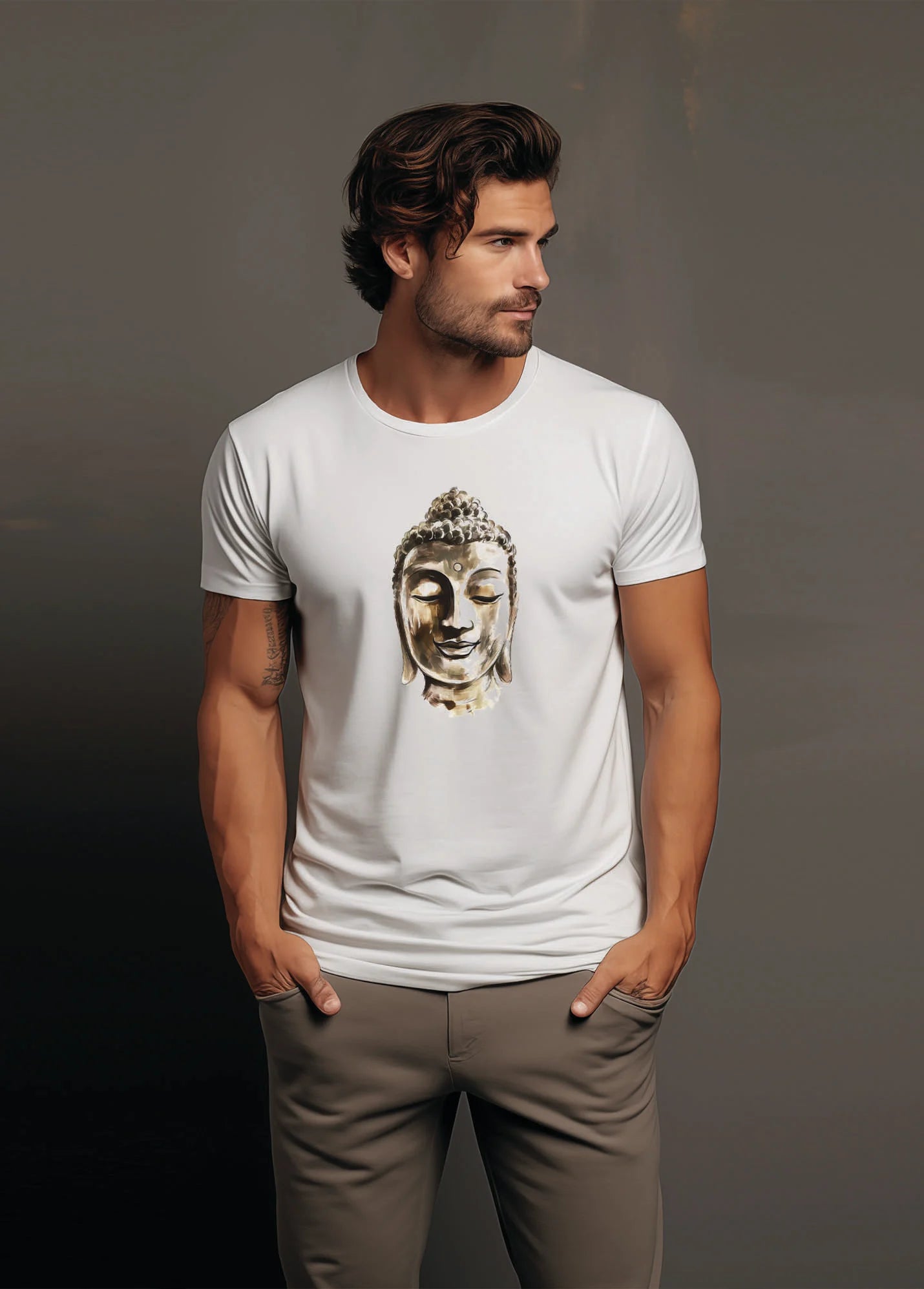 Golden Buddha Ruffty T-shirt