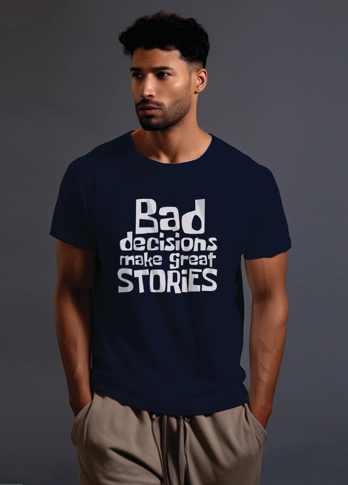 Bad Decisions Make Great Stories Ruffty T-shirt