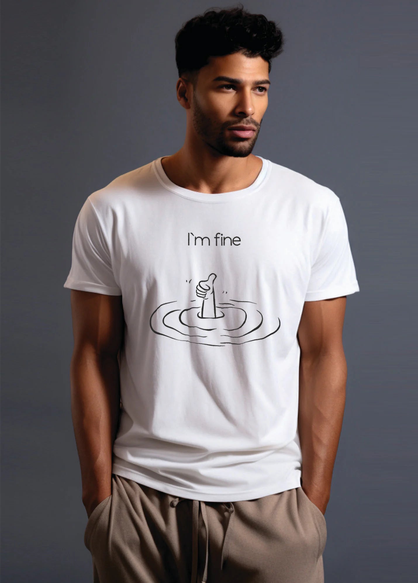 I'm Fine Ruffty T-shirt
