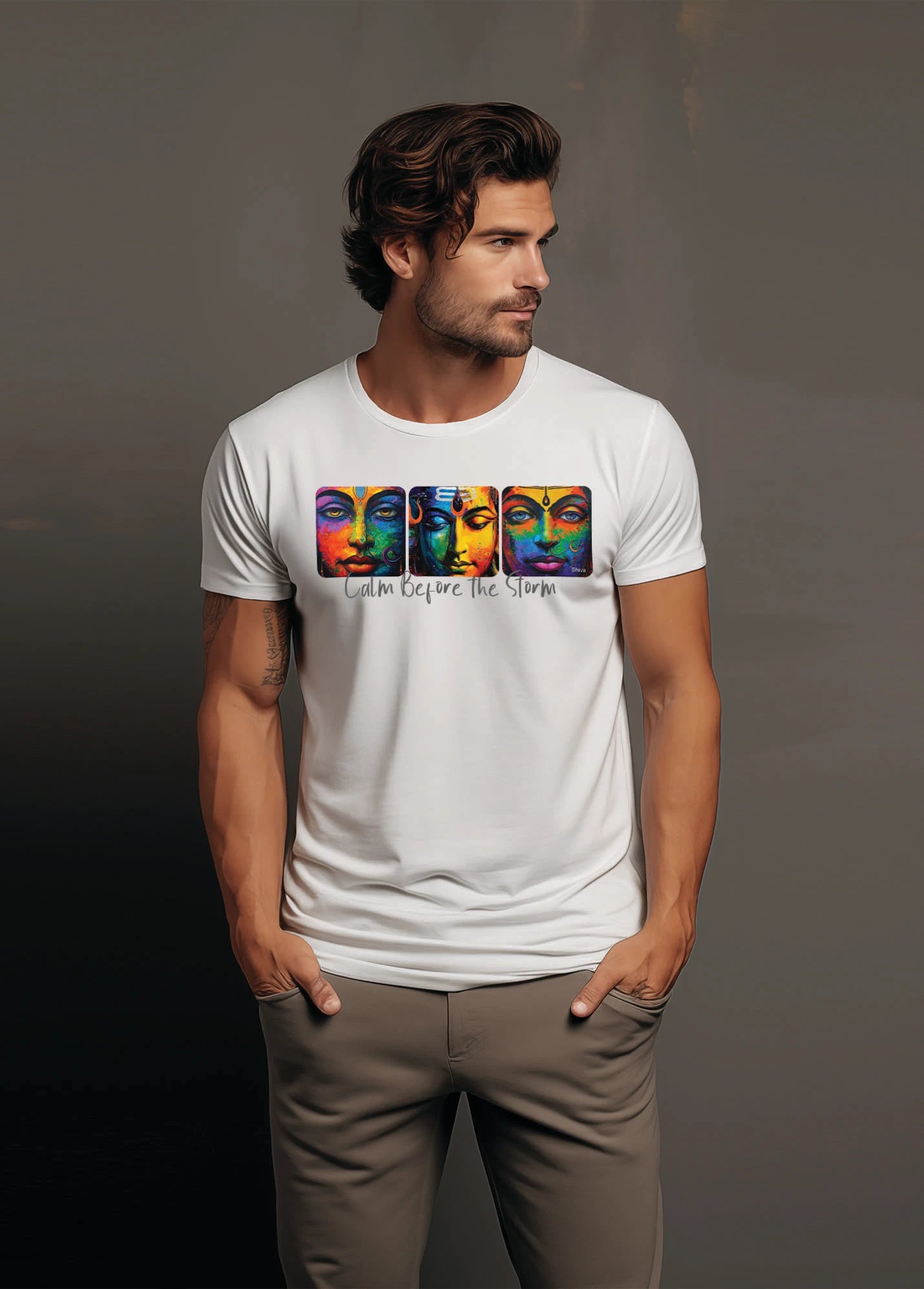 Shiva Calm before the Storm Ruffty T-shirt