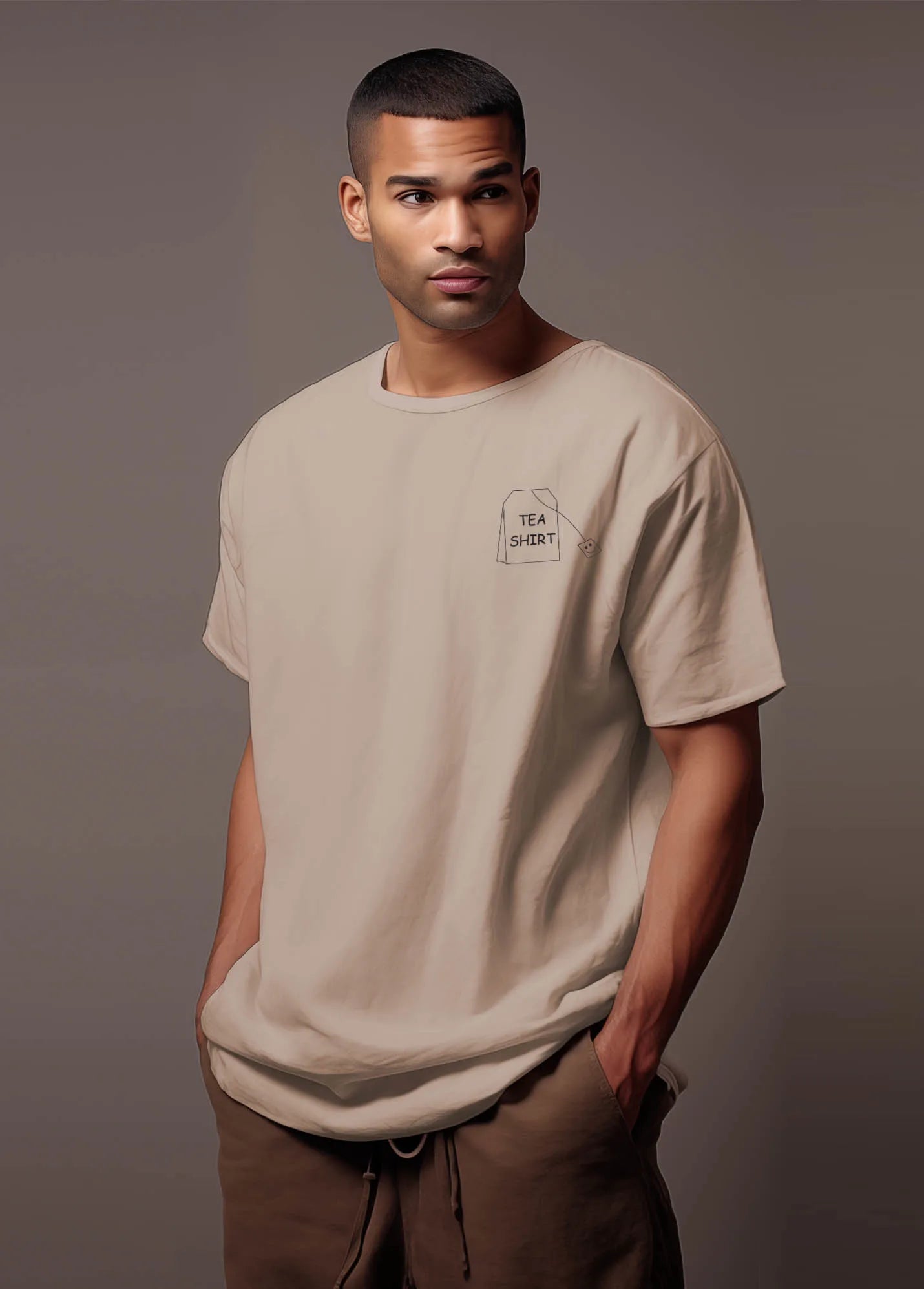 Tea Shirt Ruffty Oversized T-shirts