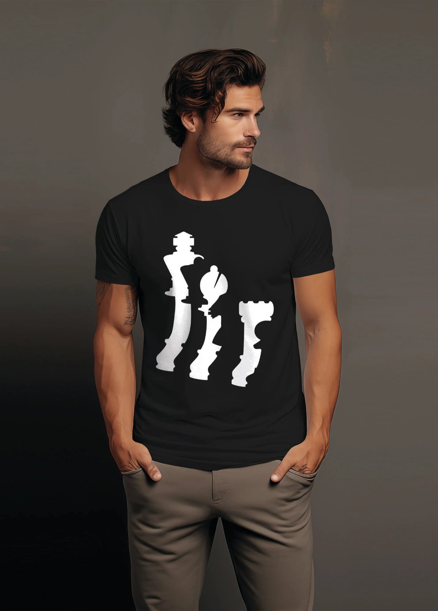 Large Chess Piece Ruffty T-shirt