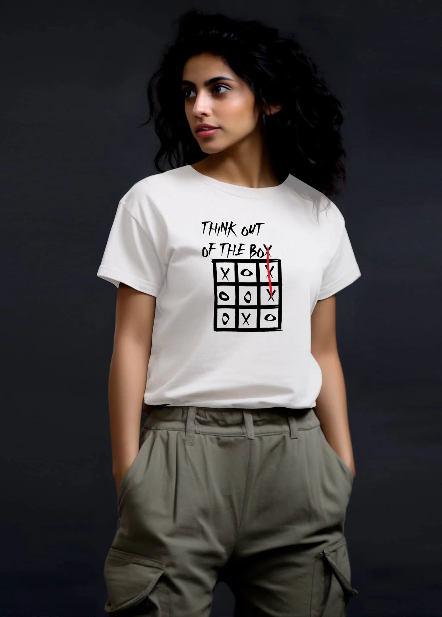 Out of the Box Ruffty Printed T-shirt Women's